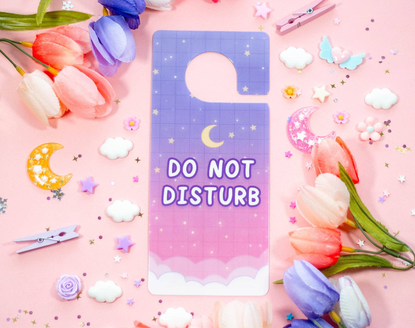 Starry Clouds - Door Hanger