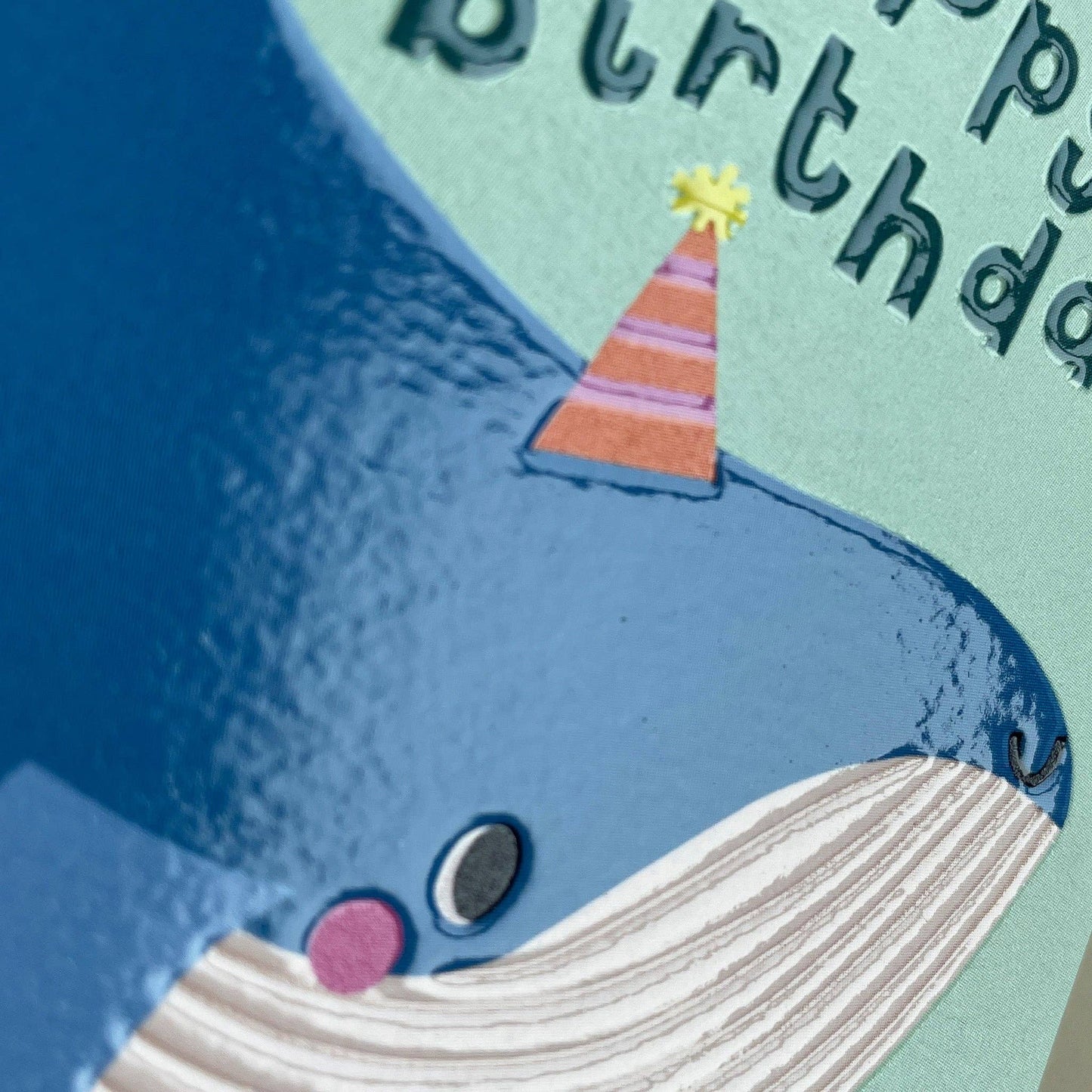 Happy Birthday Whale - Mini Card