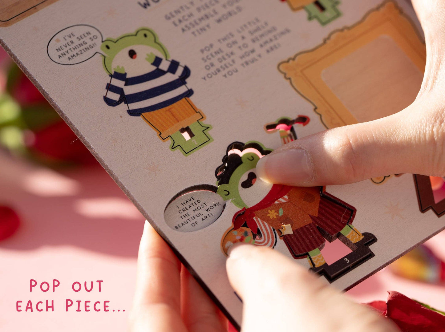 Work Of Art - Frogs - Pop Out Card