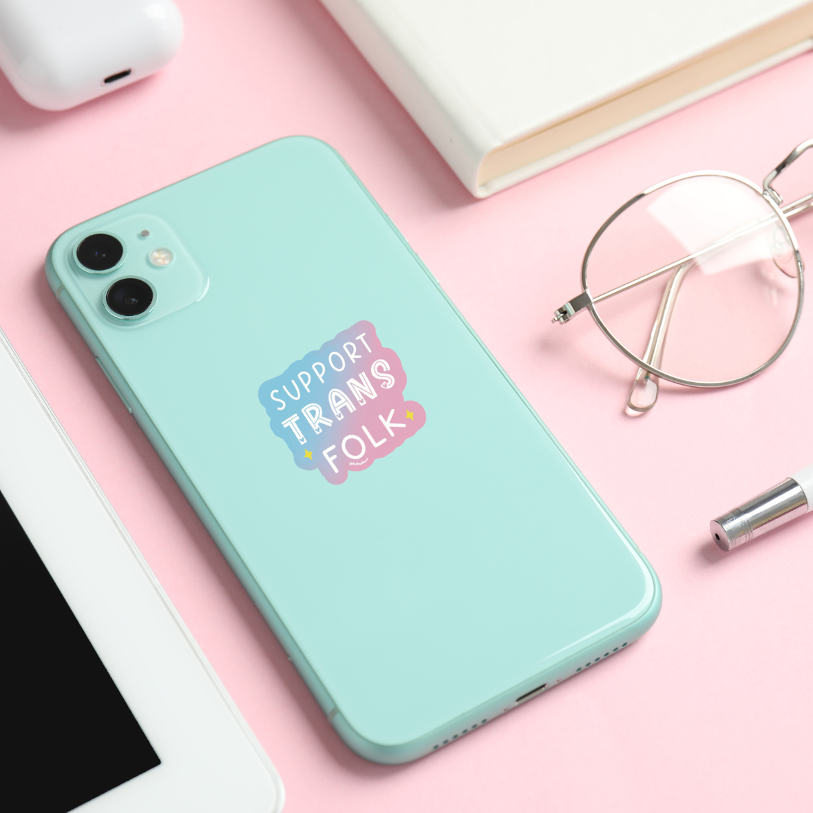 Support Trans Folk - Vinyl Sticker
