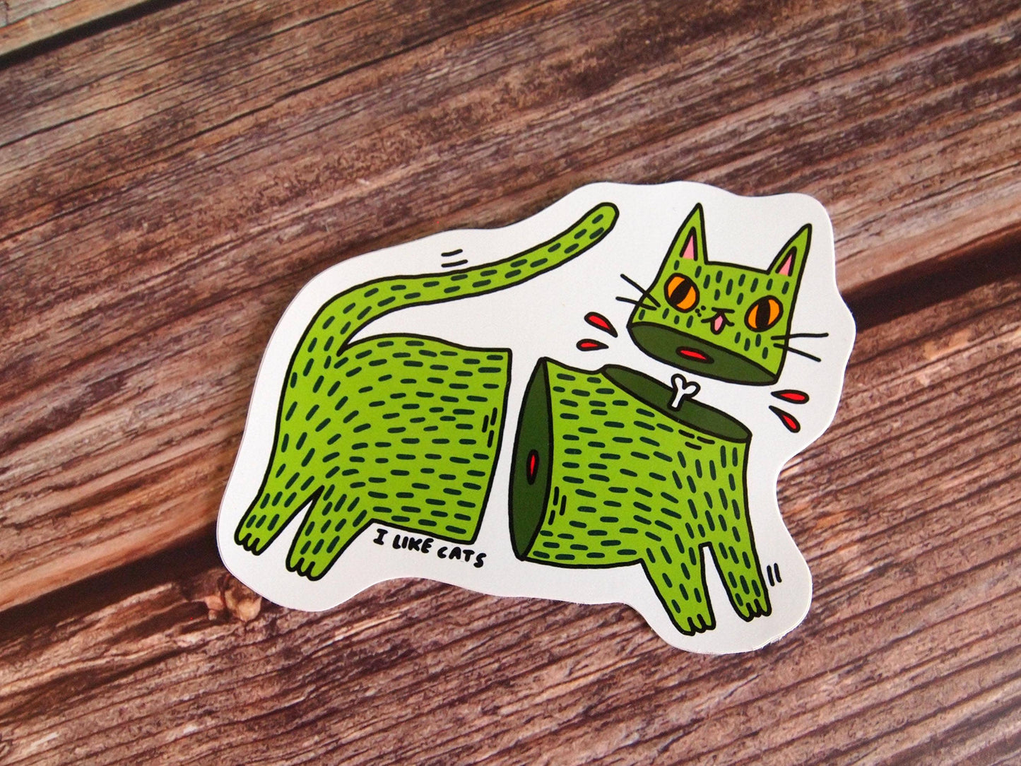 Zombie Cat - Sticker