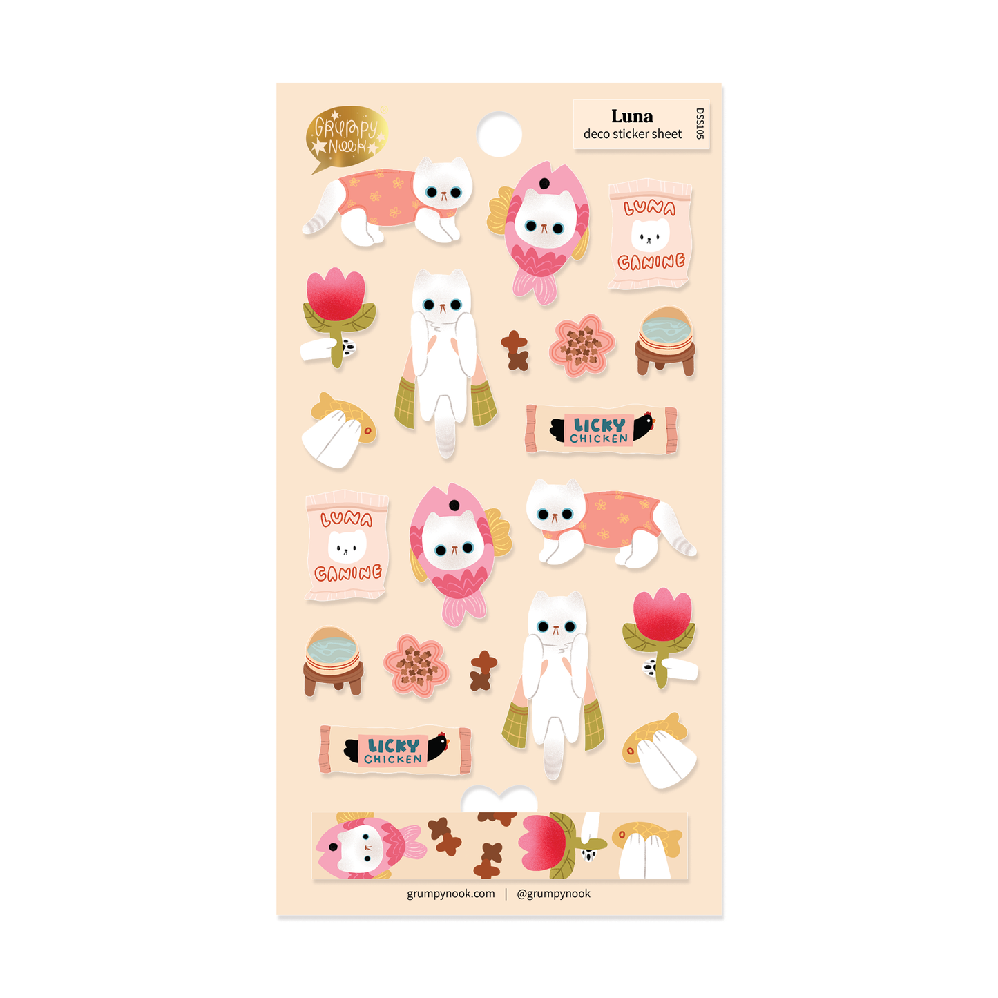 Luna Deco - Sticker Sheet