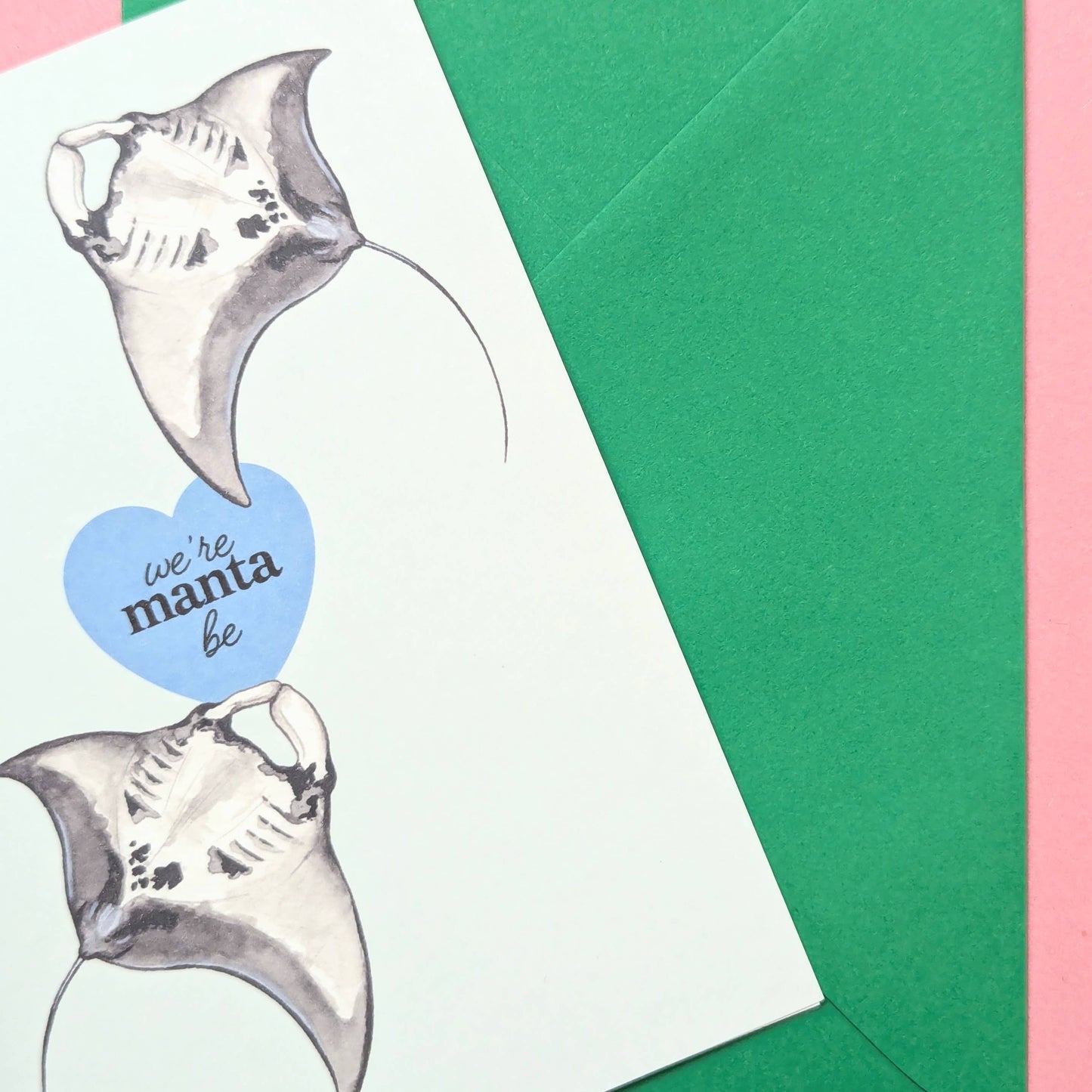 Manta Ray Card - Love Card