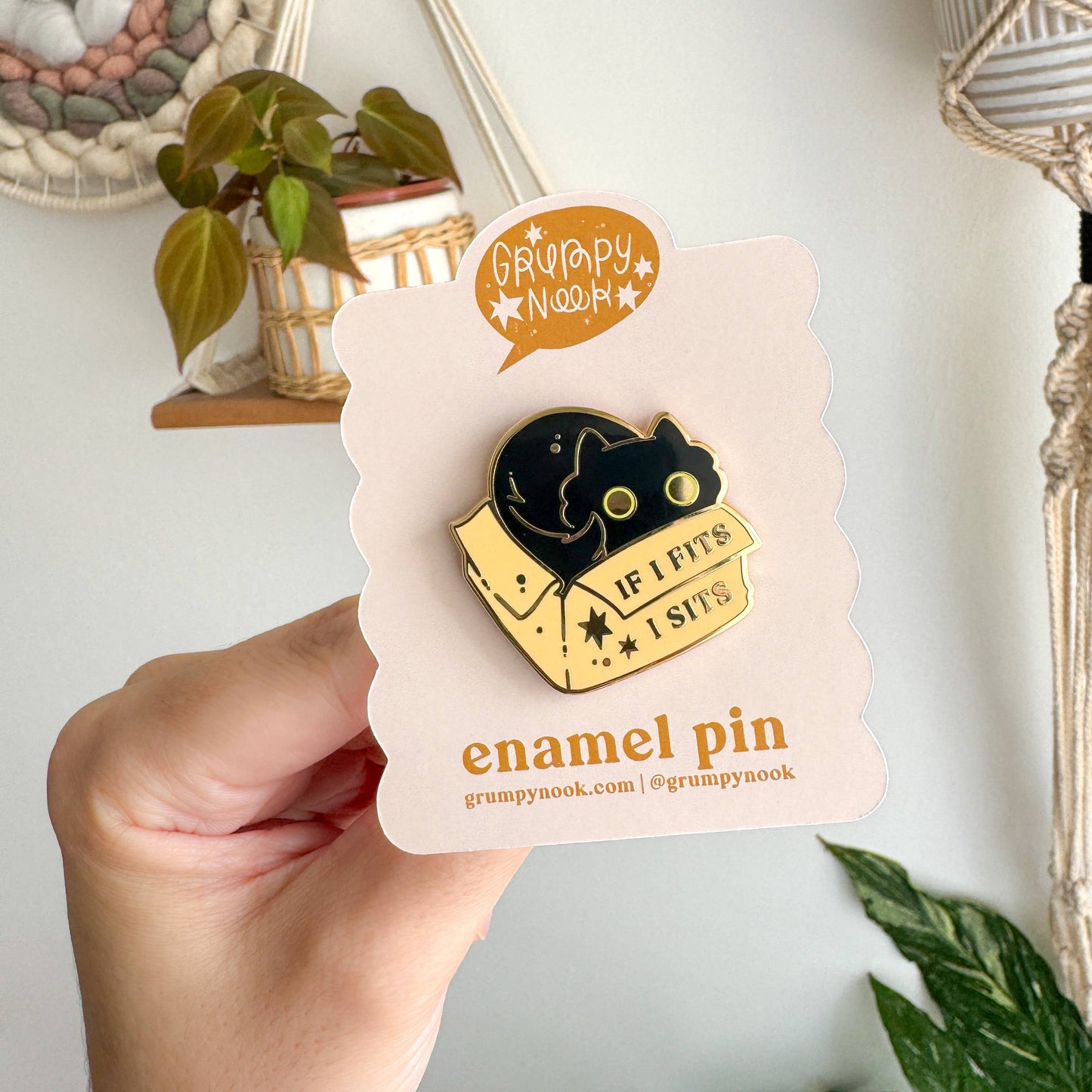 If I fits Black Cat - Enamel Pin