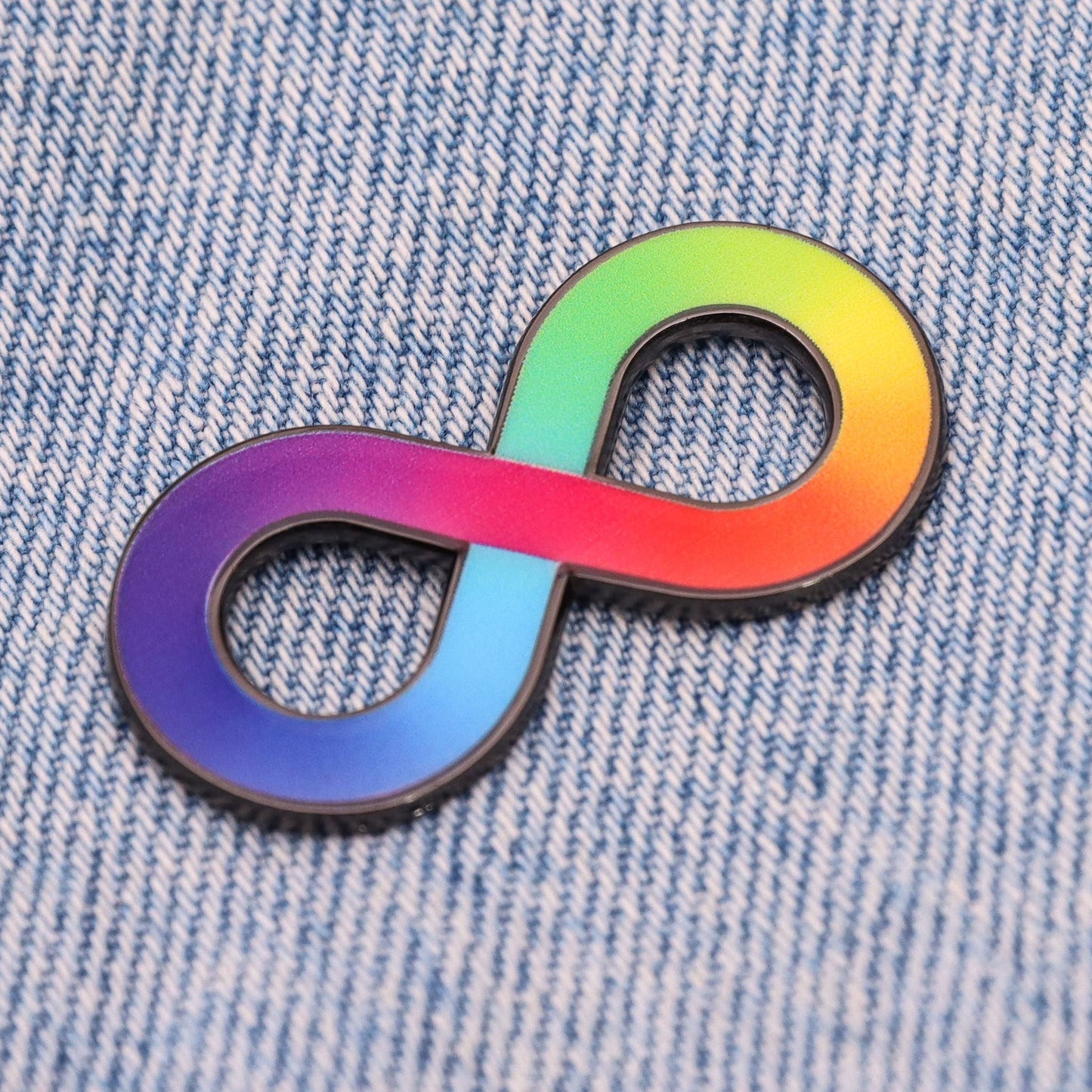 Rainbow Infinity Neurodivergent - Enamel Pin