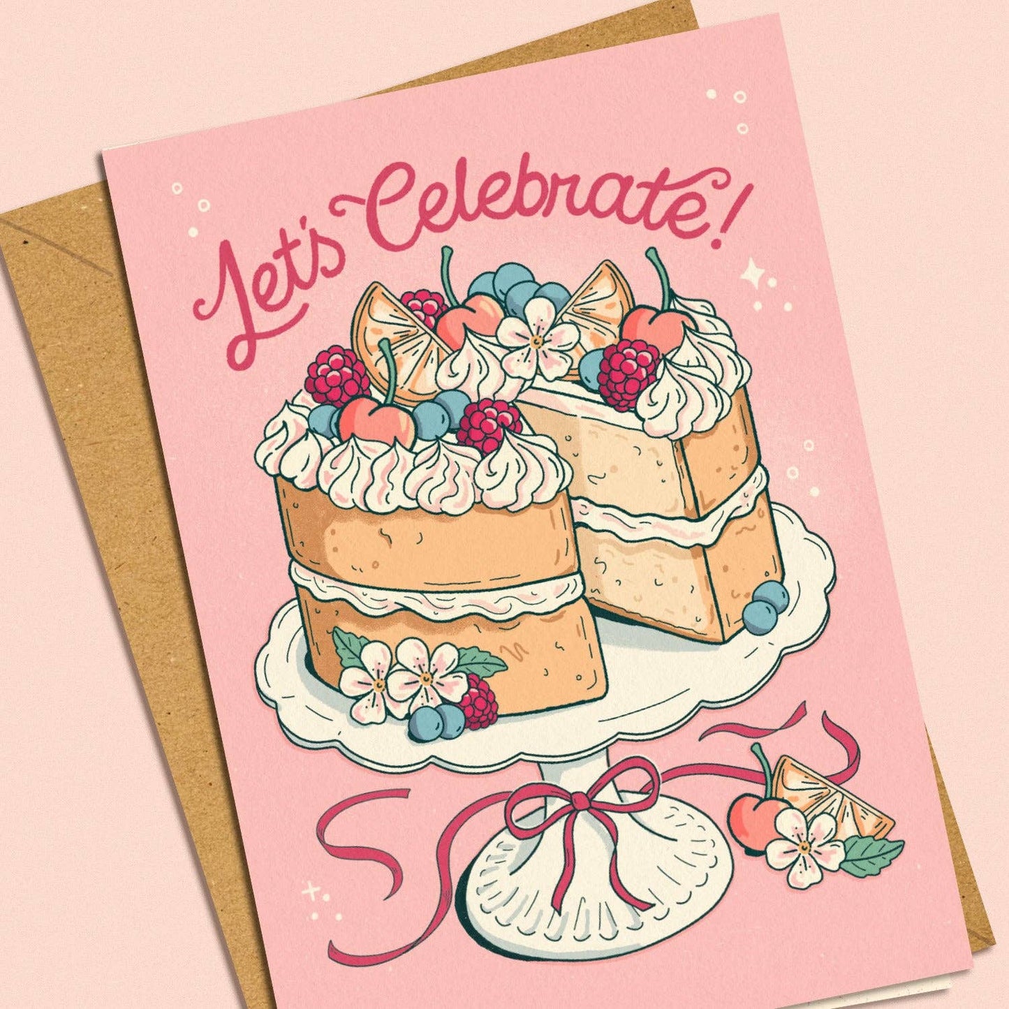 Lets Celebrate - A6 Greetings Card