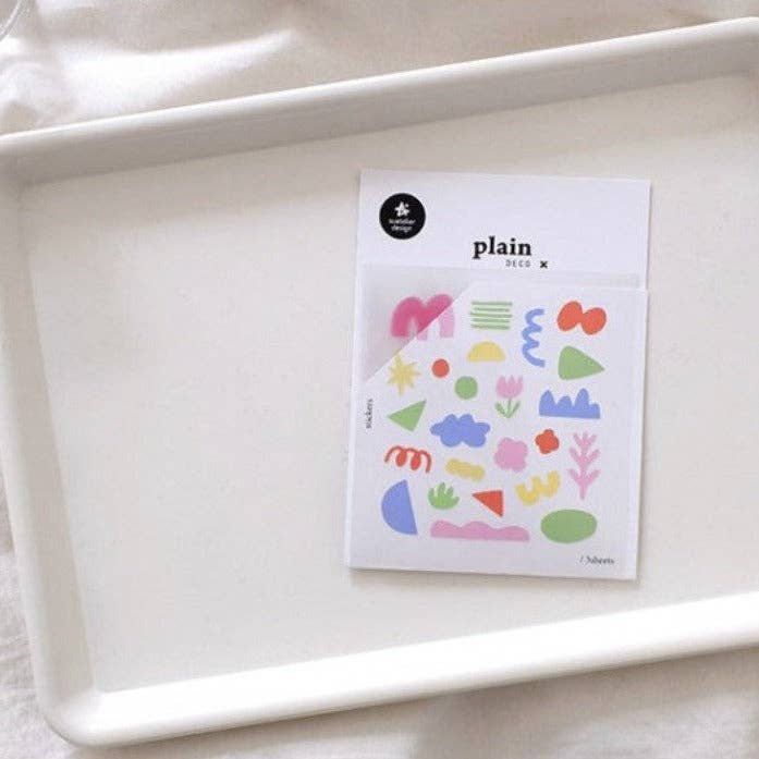 Suatelier - Plain.72 - Sticker Sheet