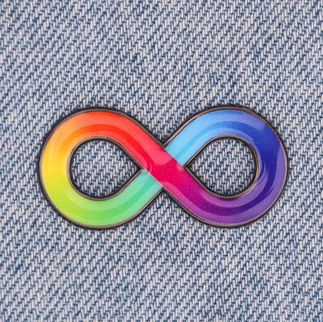 Rainbow Infinity Neurodivergent - Enamel Pin