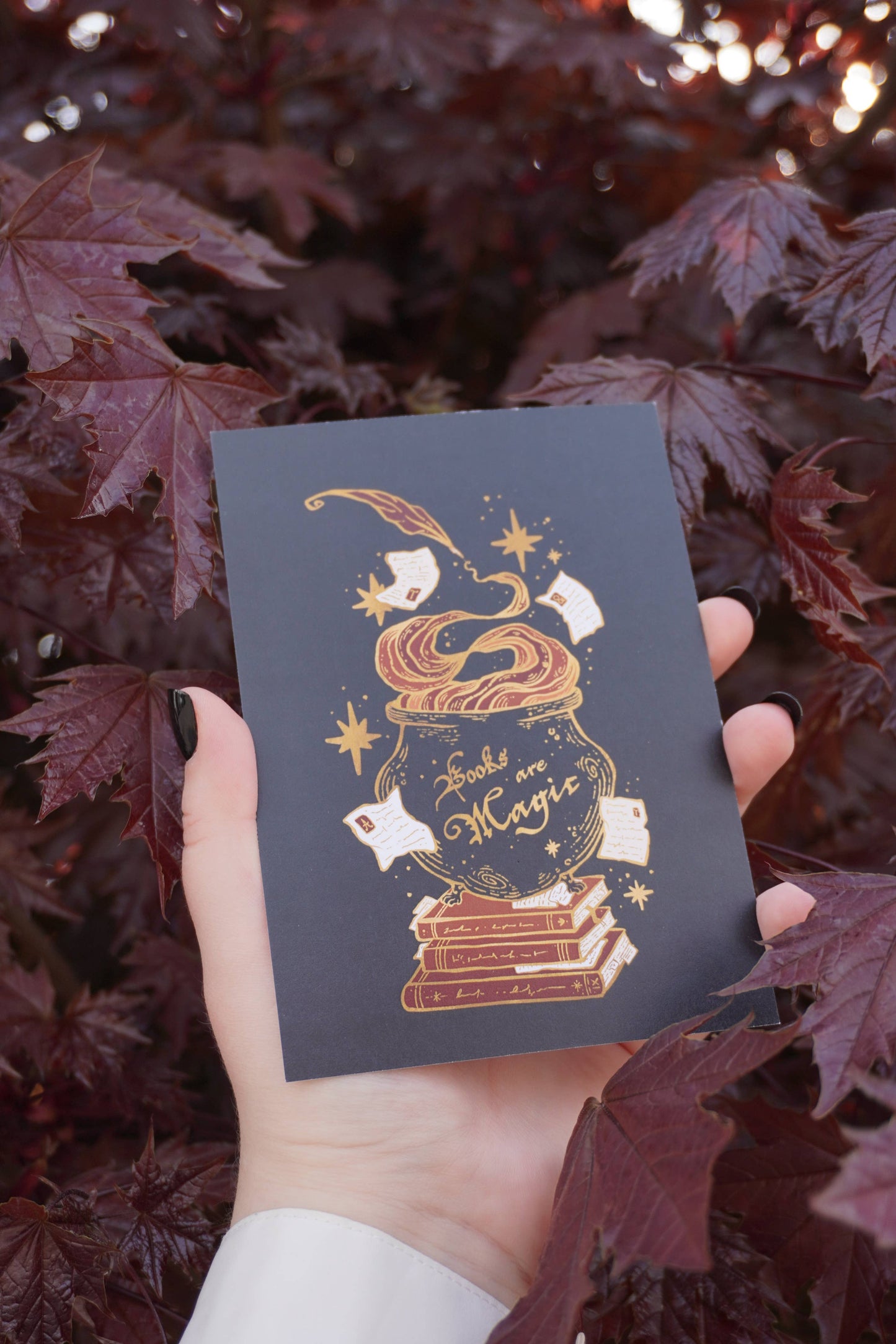 Books are Magic - Postcard