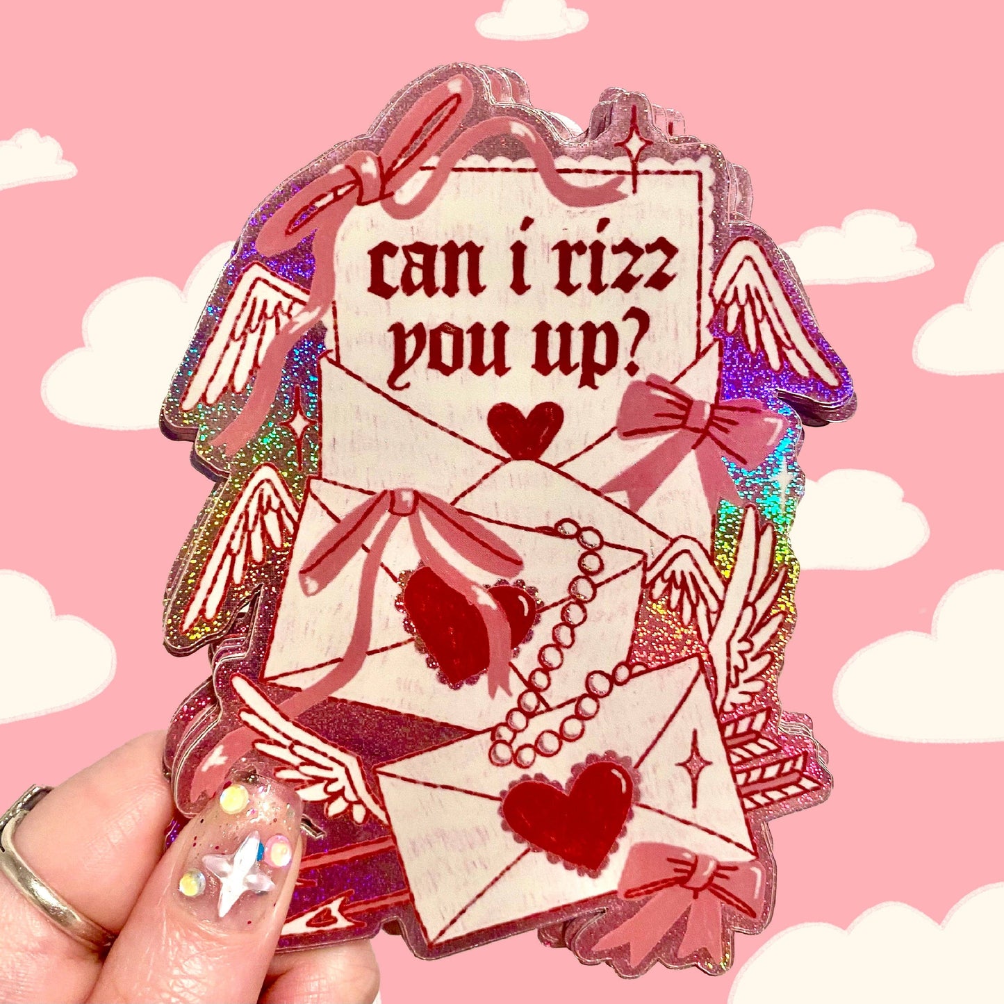 Rizz Glitter - Sticker