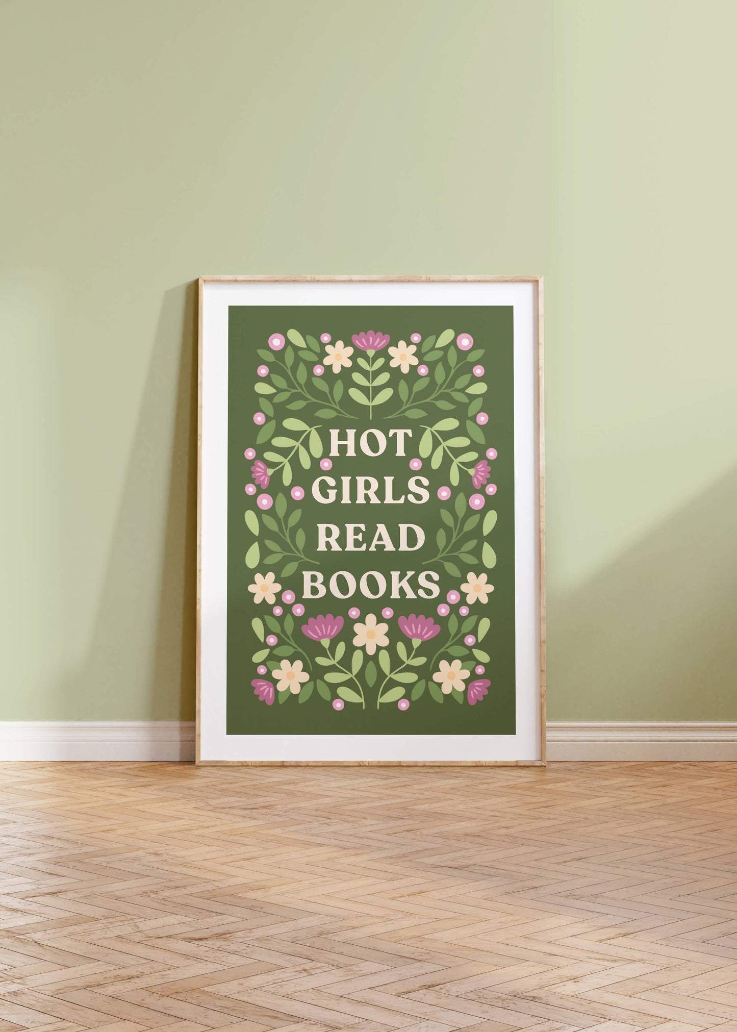 Hot Girls Read Books - A3 Print