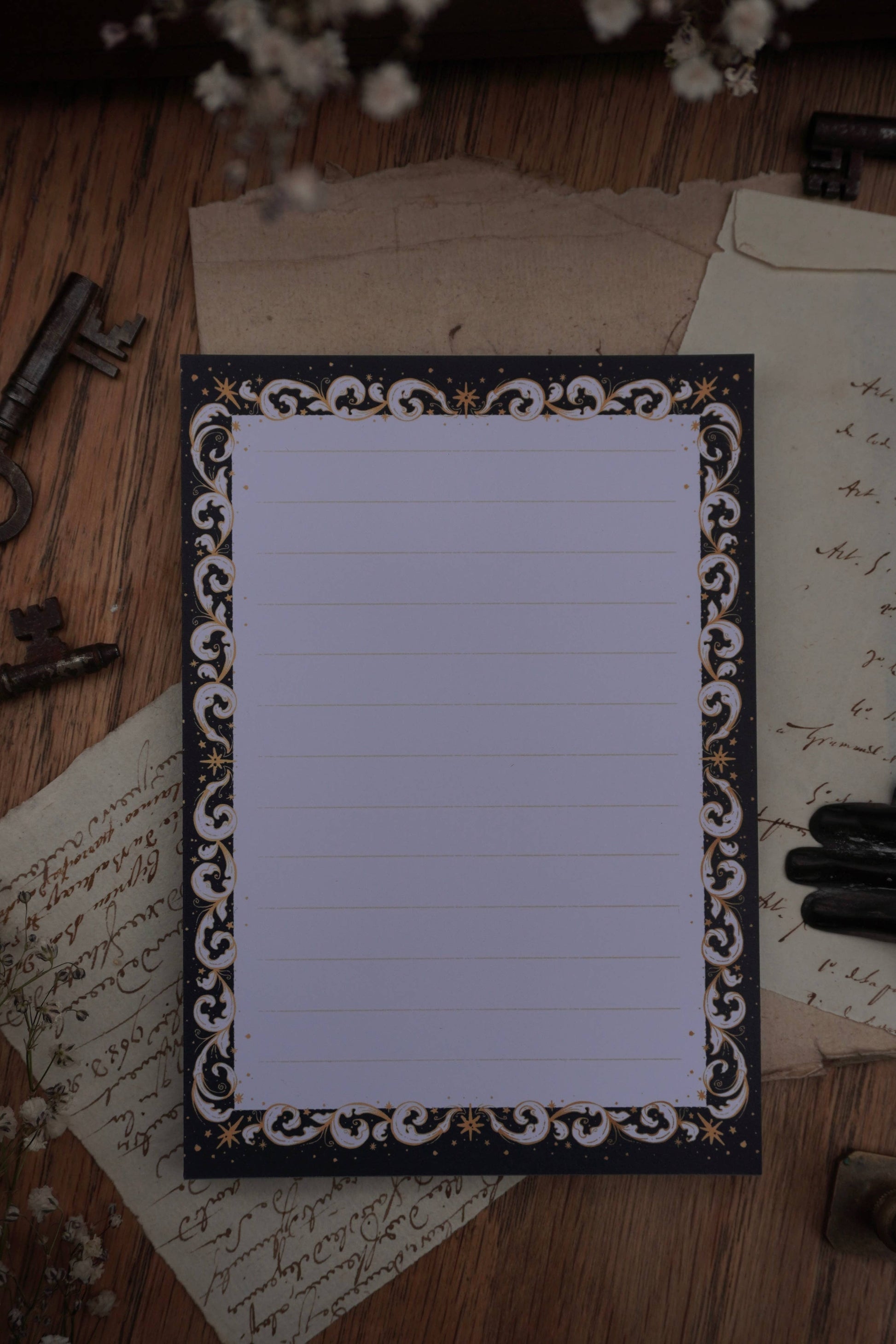 Ornamental Filigree - A6 Notepad