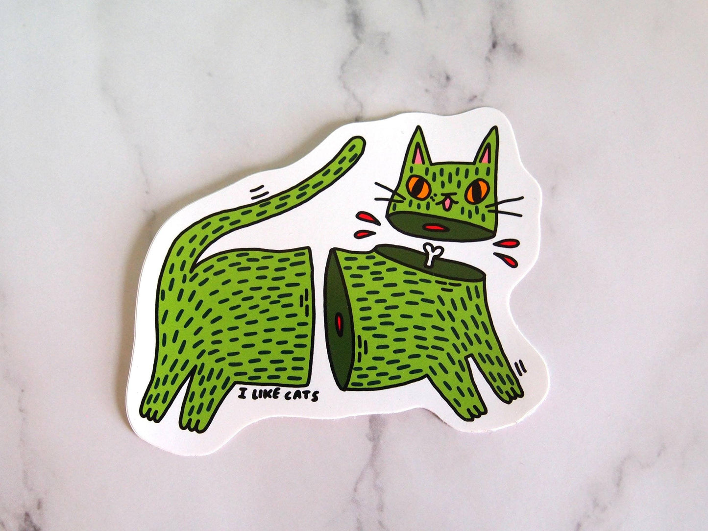 Zombie Cat - Sticker