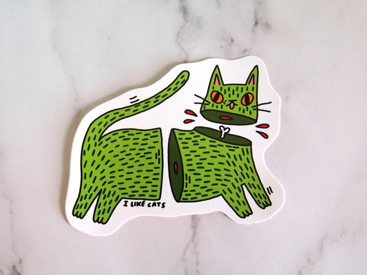 Zombie Cat - Sticker