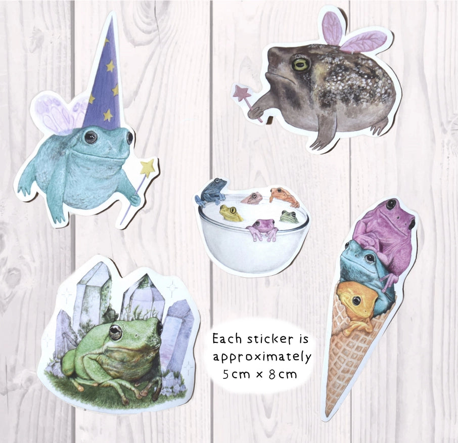 Magic Frogs - Sticker Pack