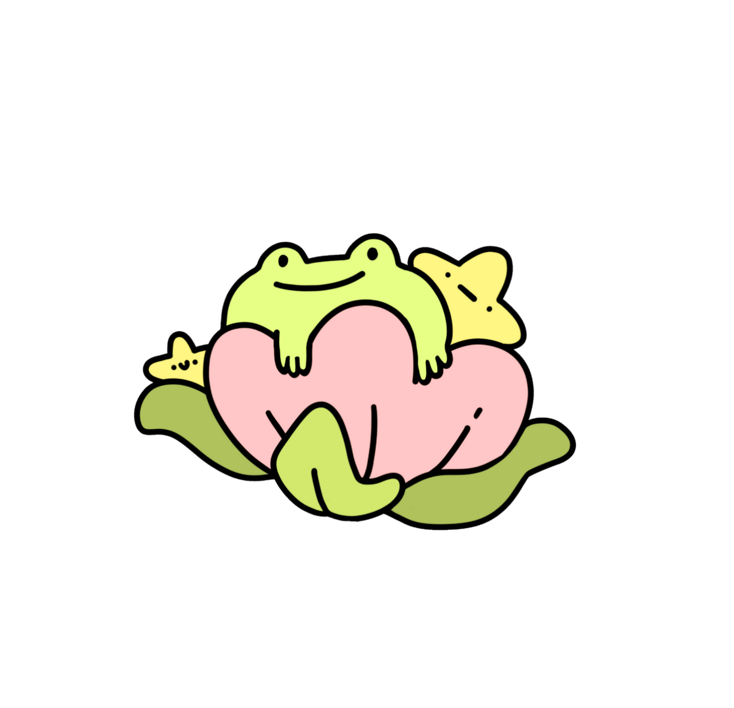 Frog and Bee - Sticker Pack