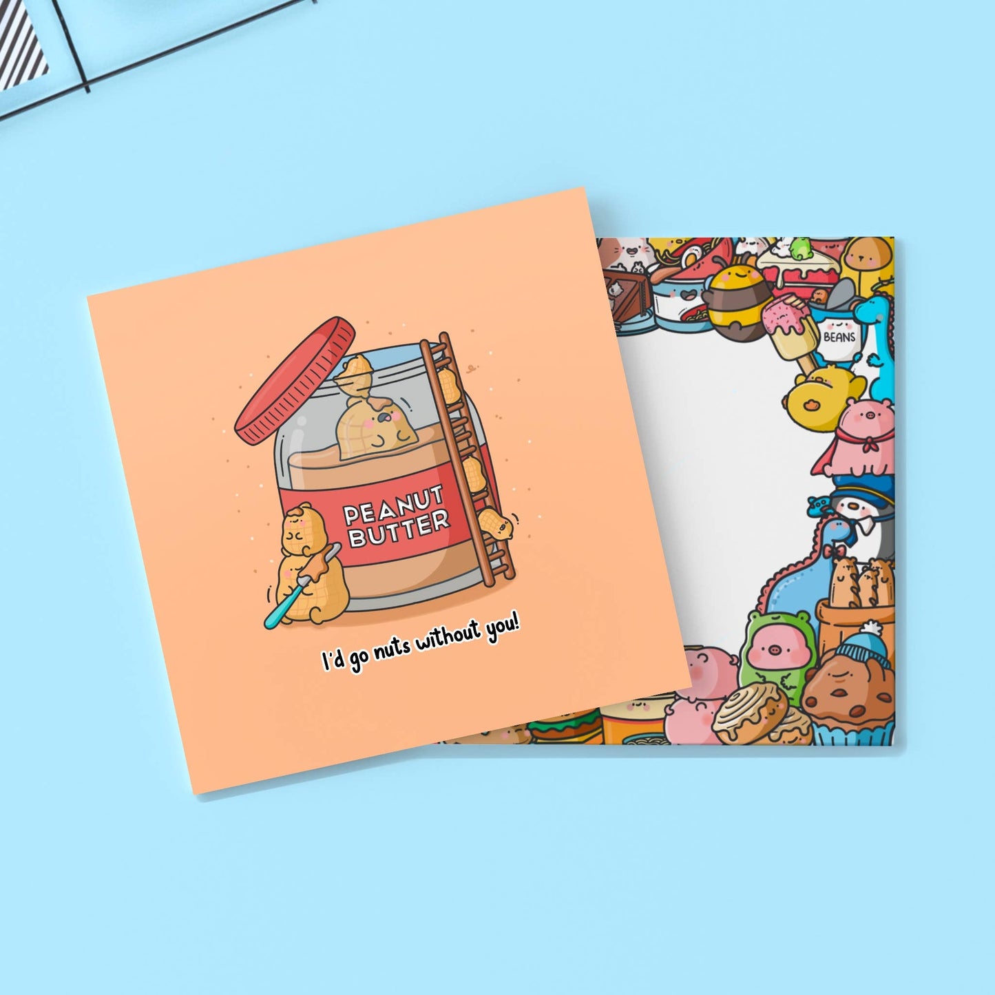 Peanut Butter - Square Card