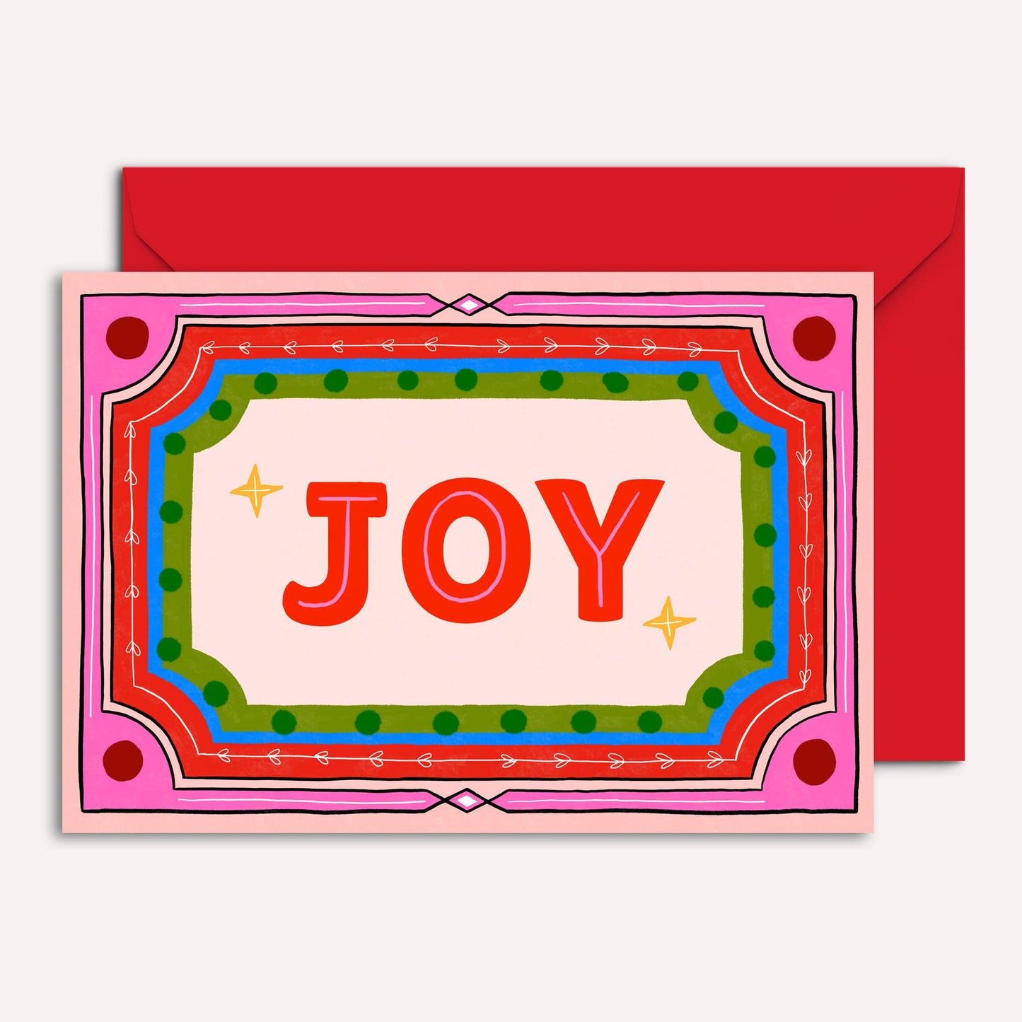 Joy - A6 Christmas Card