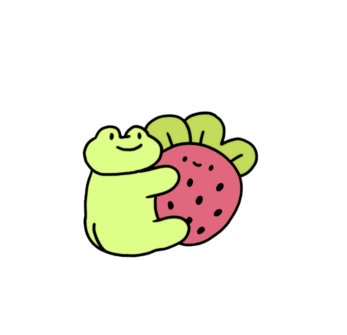 Strawberry Frogs - Sticker Pack