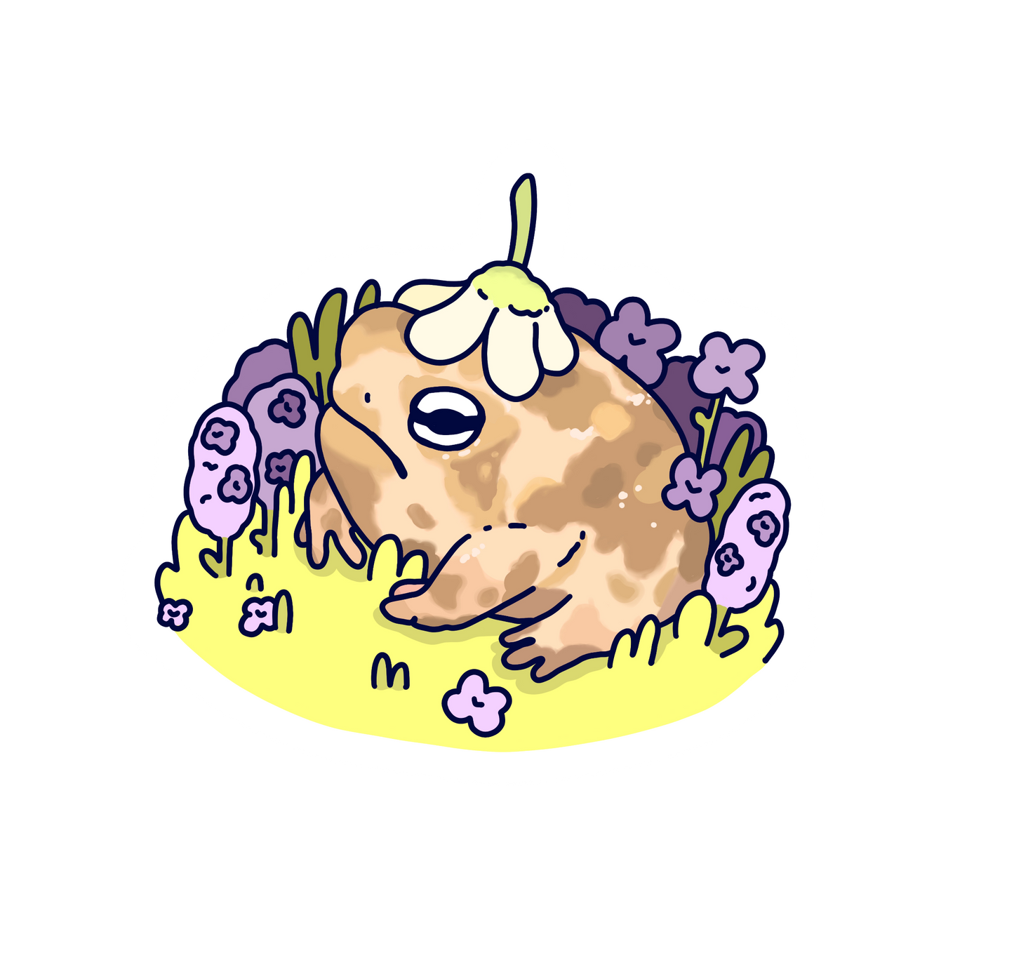 Cottagecore Frog N' Friends - Sticker Pack