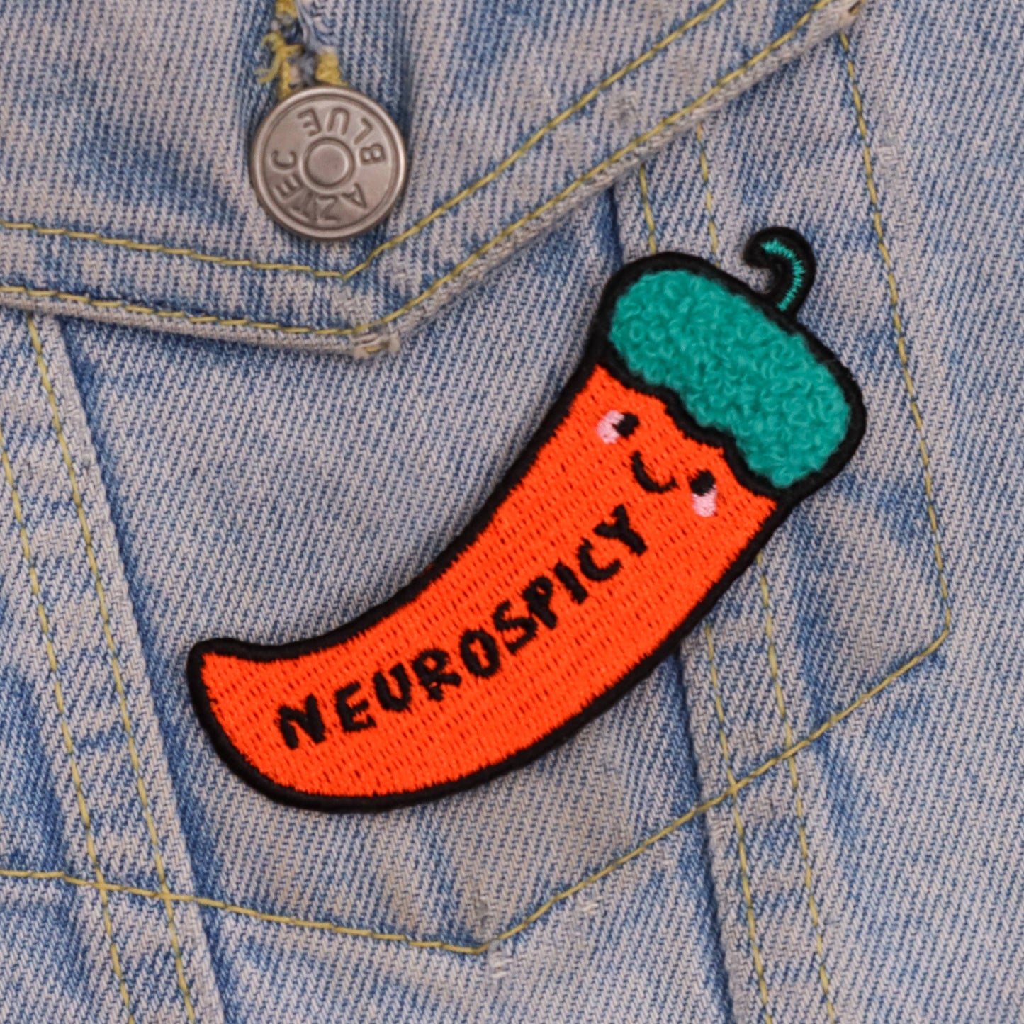 Neurospicy - Embroirdered Iron-On Patch