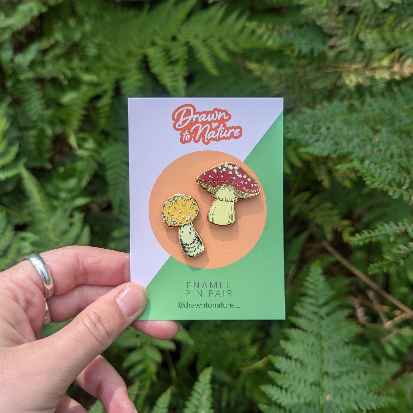Fly Agaric Pin - Mushroom Lapel Pin - Toadstool Pin