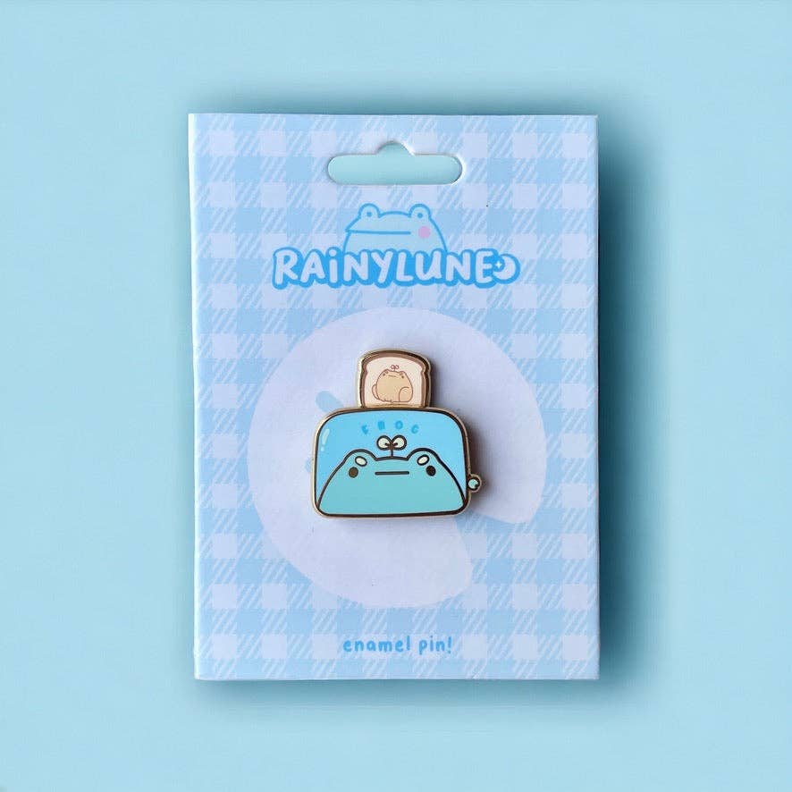 Toaster Sprout the Frog Breakfast - Enamel Pin