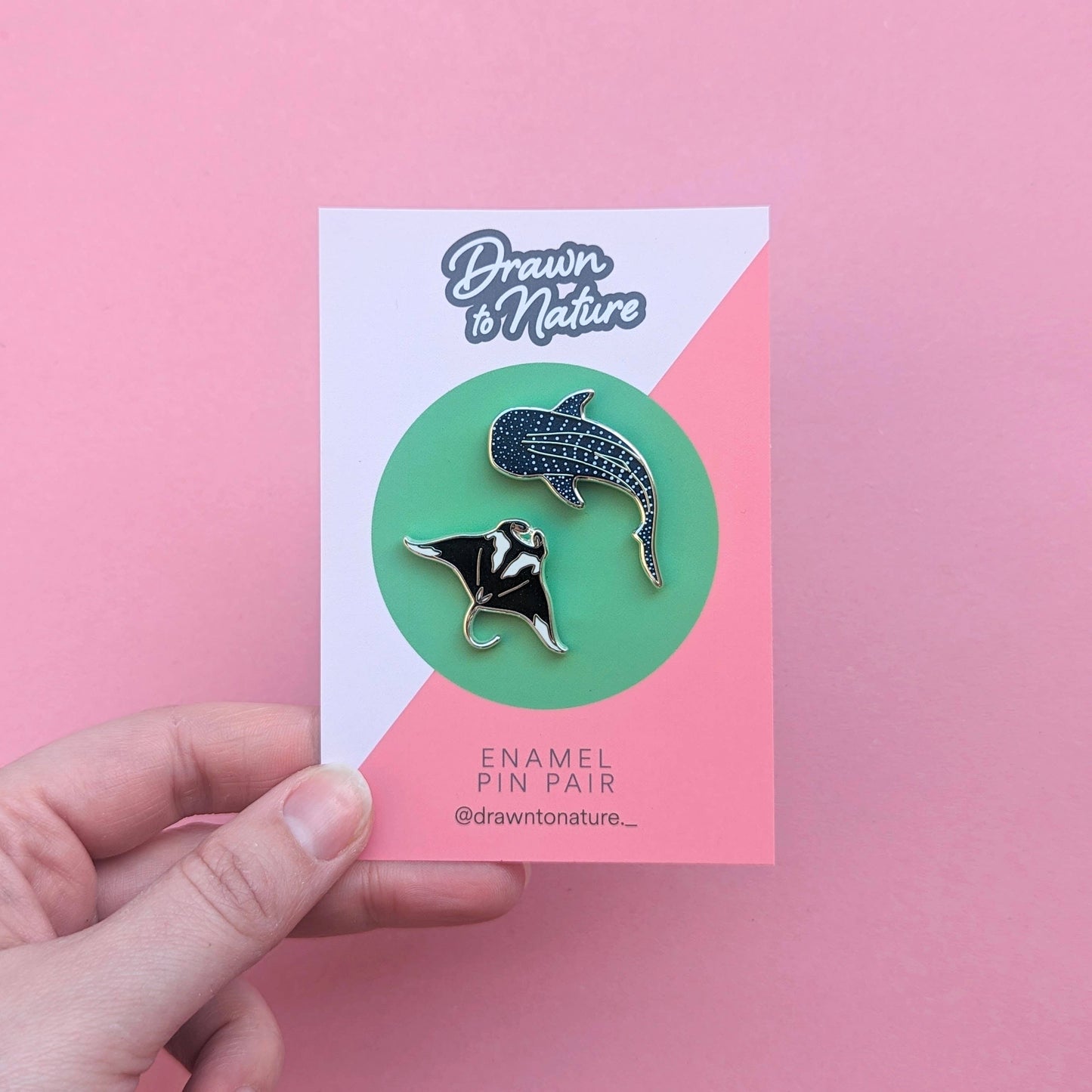Manta Ray Pin - Sealife Pin - Ray Hard Enamel Pin