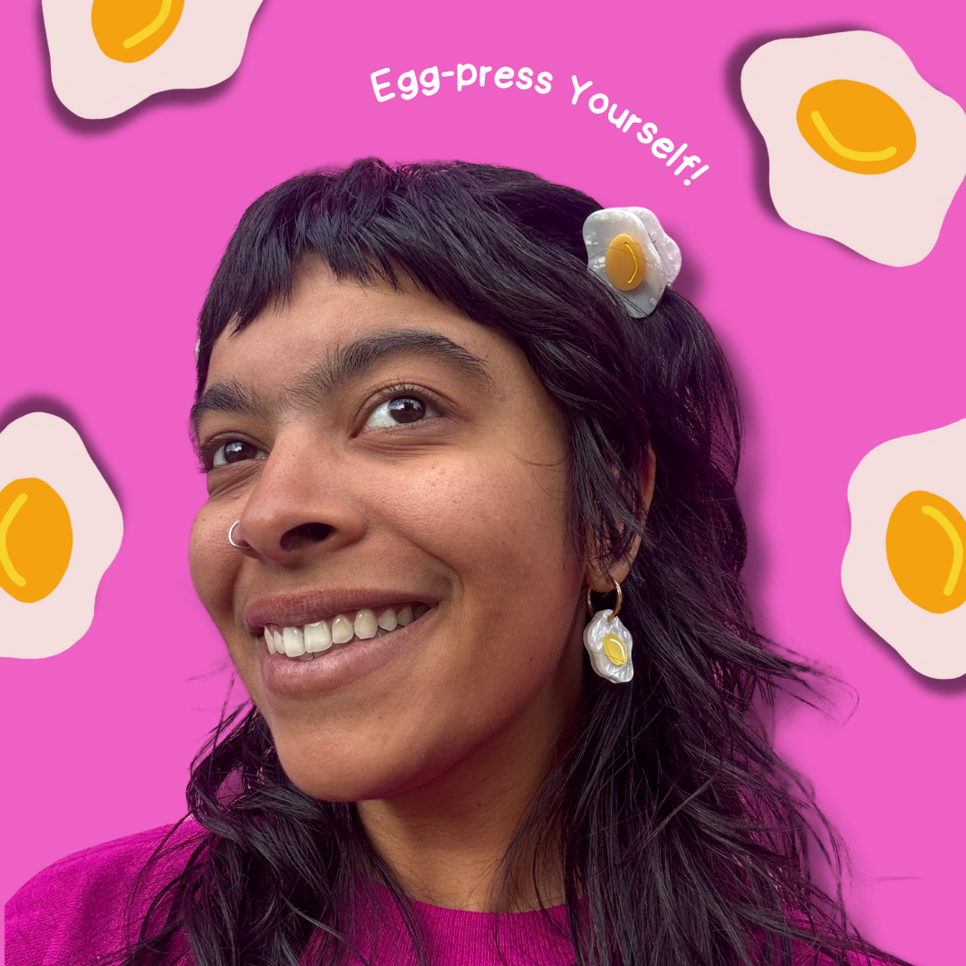Sunny Side Up - Mini Hair Claw
