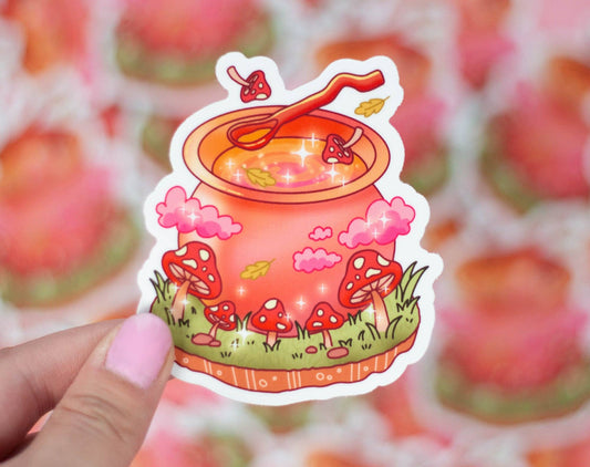 Mushroom Cauldron - Sticker