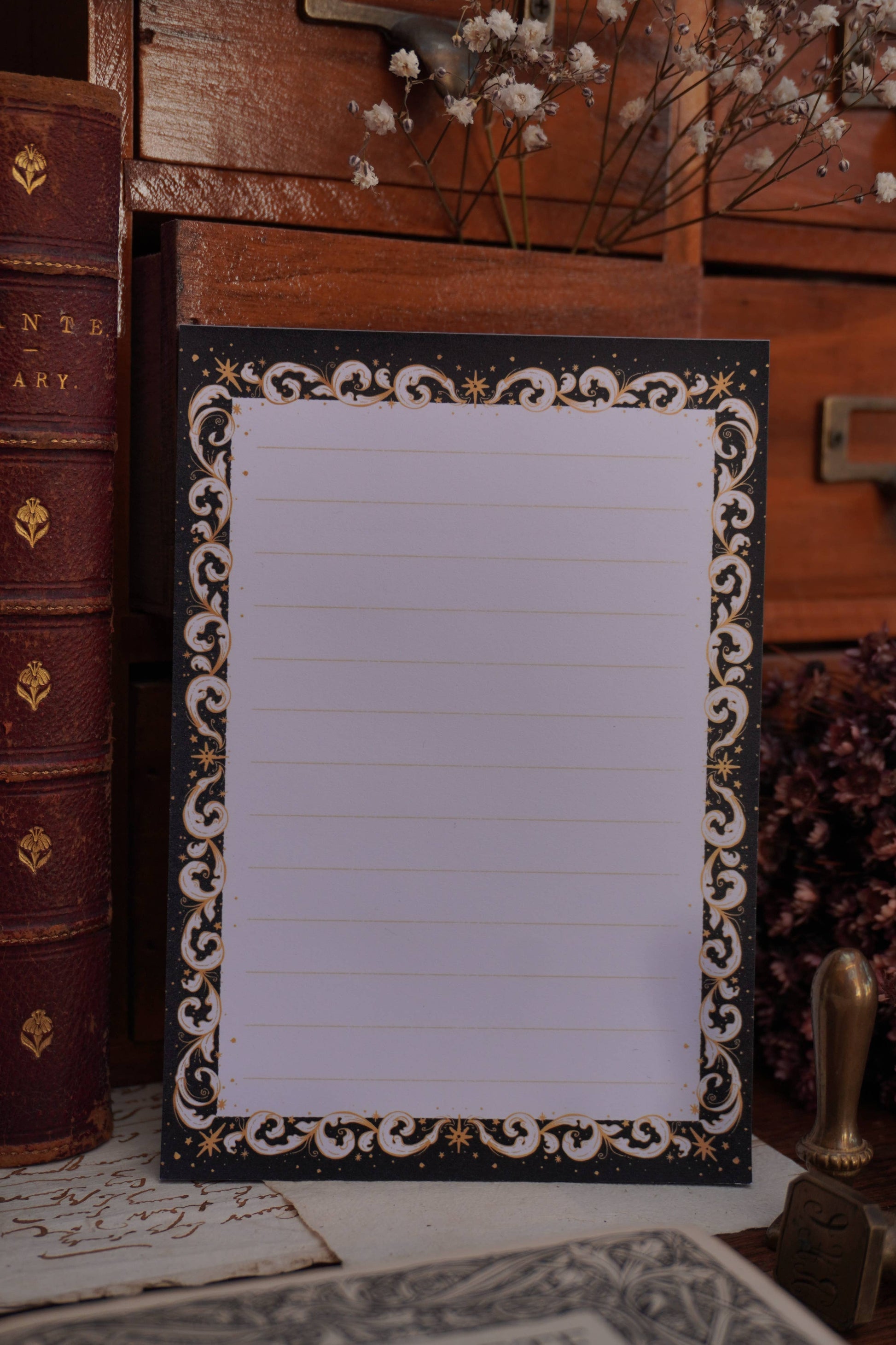 Ornamental Filigree - A6 Notepad