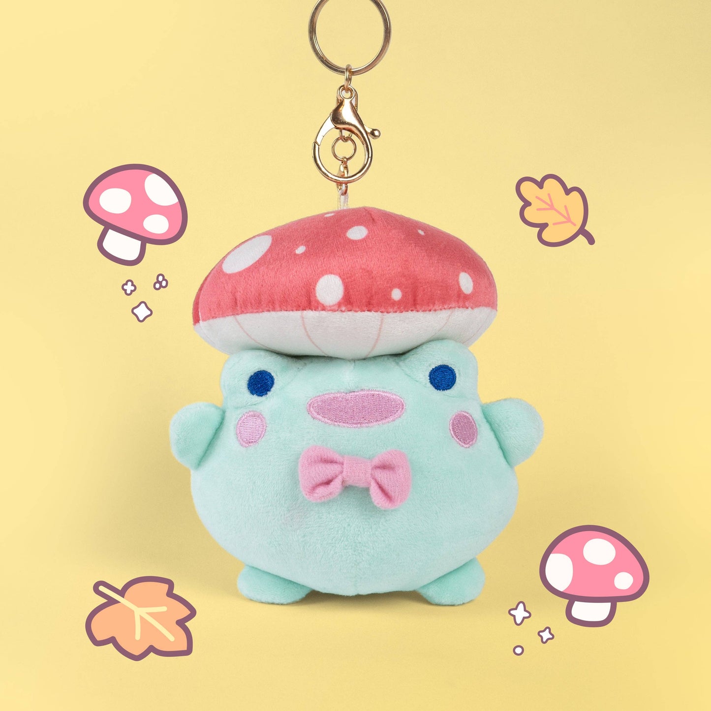 Friend Mushroom Hat - Plushie Keychain