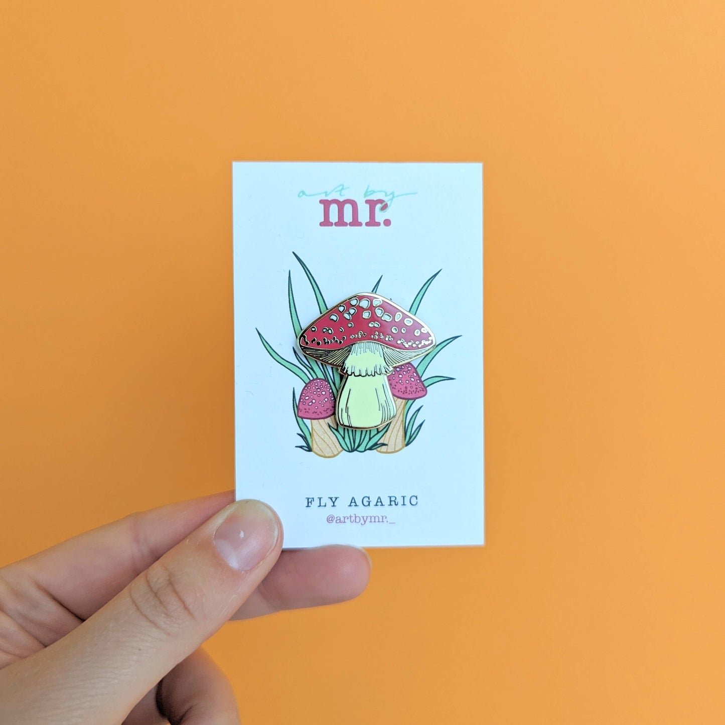 Fly Agaric Pin - Mushroom Lapel Pin - Toadstool Pin
