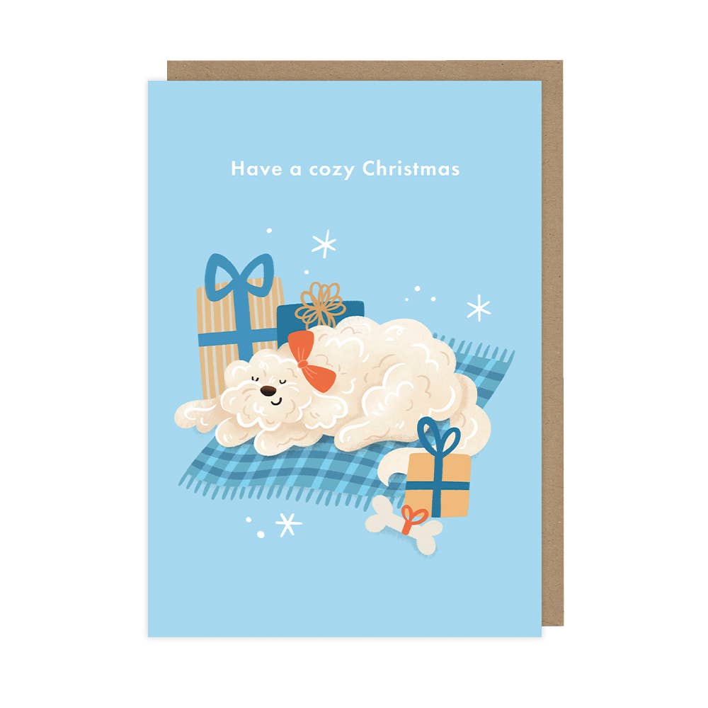 Cockapoo Cozy - A6 Christmas Card