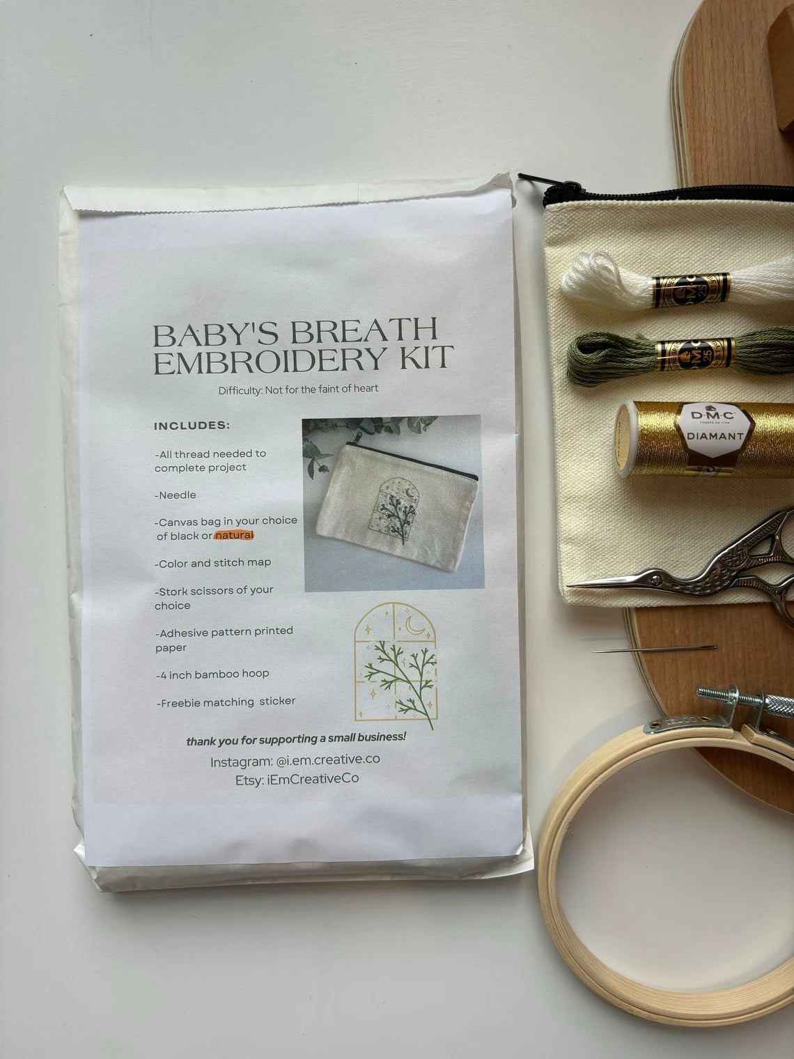 Baby's Breath - Embroidery Kit