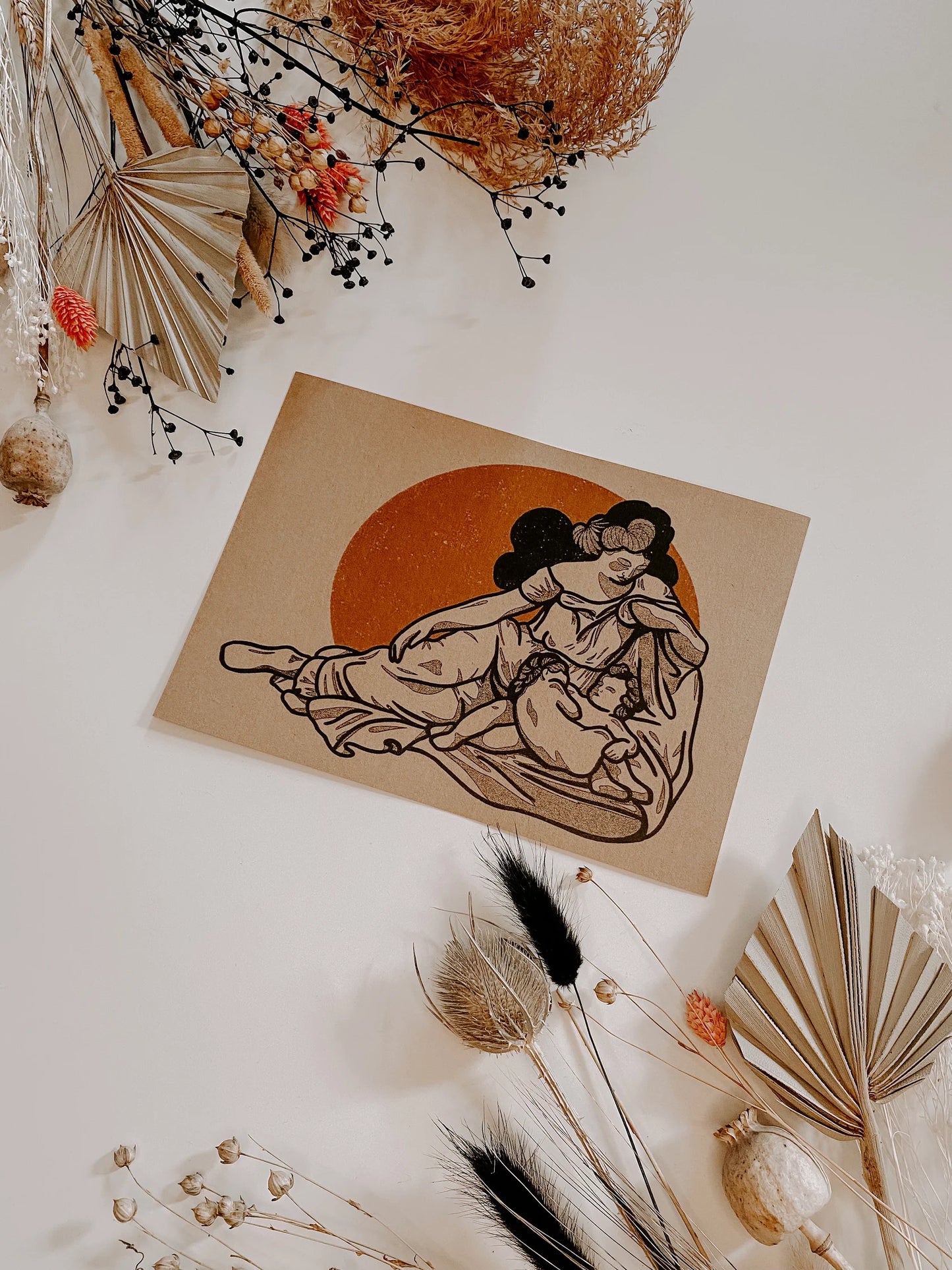 Leno - Goddess of Motherhood - A5 Art Print