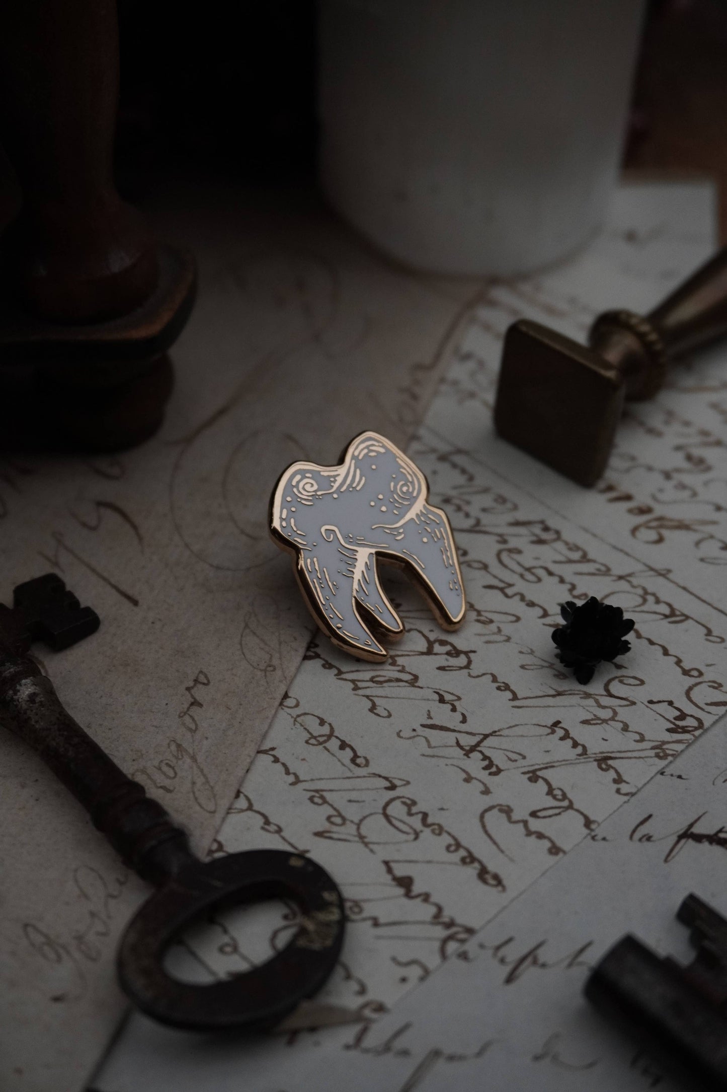 Tiny Tooth - Enamel Pin