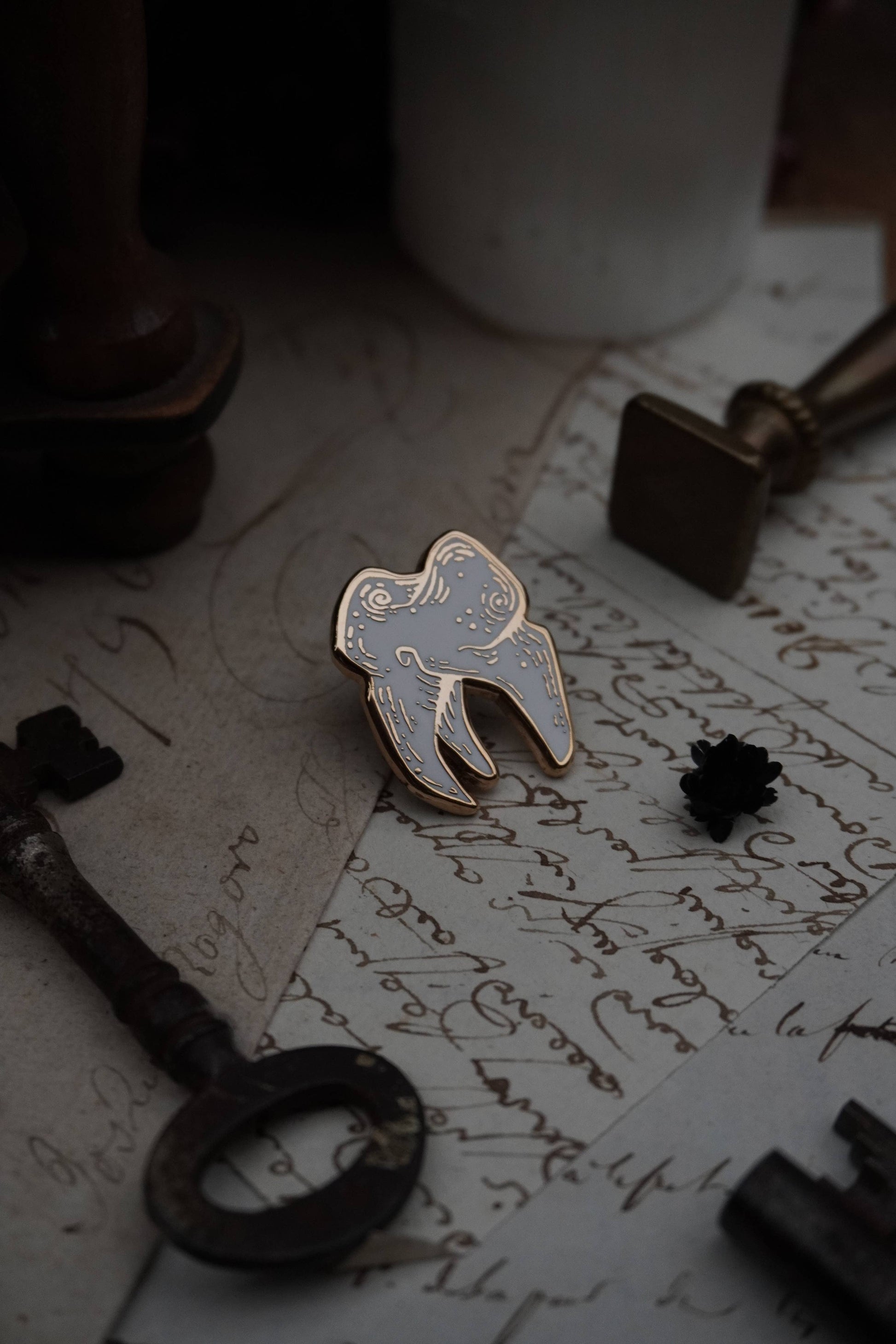 Tiny Tooth - Enamel Pin