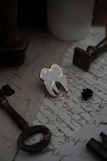 Tiny Tooth - Enamel Pin