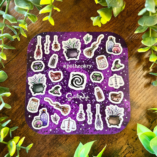 Purple Apothecary - Sticker Sheet