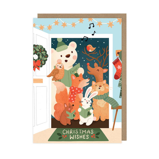 Carol Singers - A6 Christmas Card