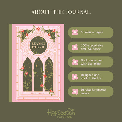Romantasy Reading Journal – Book Review Notebook