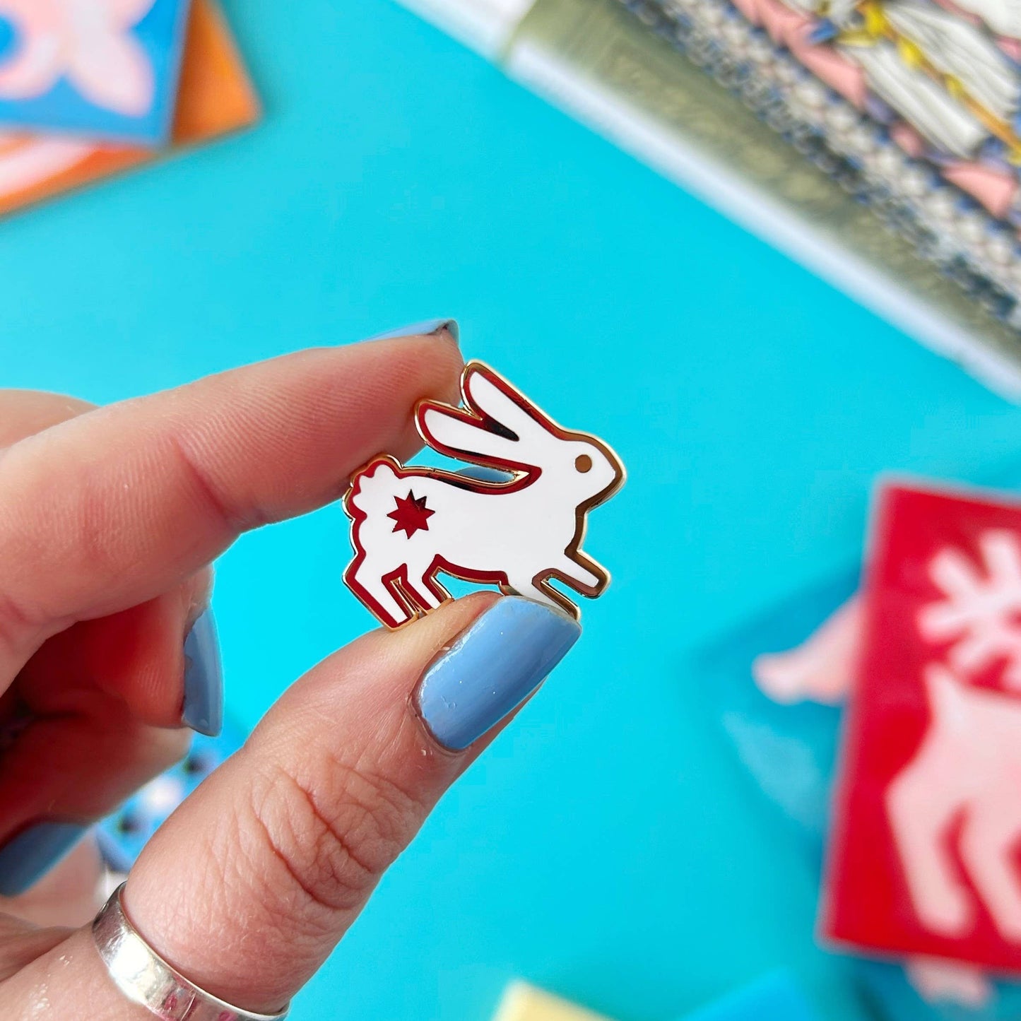 Medieval Bunny - Enamel Pin