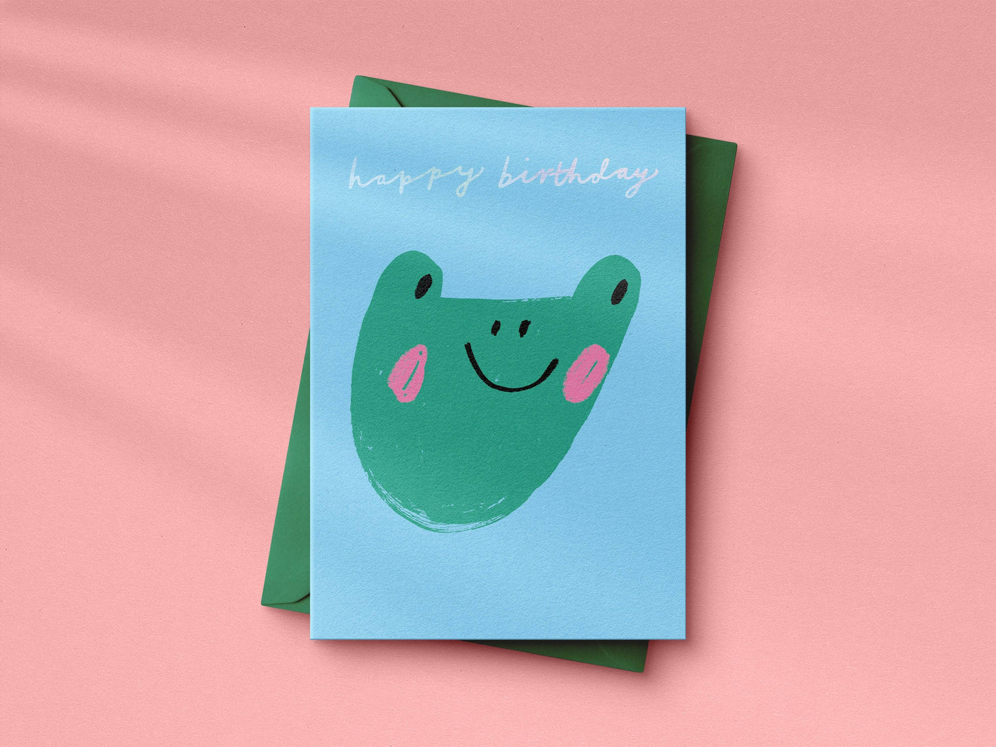 Froggy Holographic - A6 Card