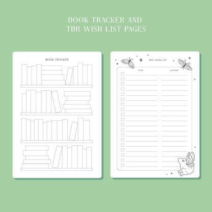 Whimsical Reading Journal – Book Review Notebook