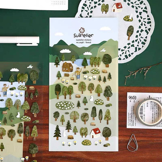 Suatelier - Forest - Sticker Sheet