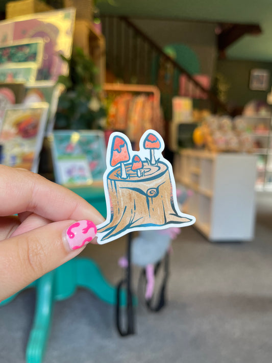 Tree Stump - Sticker
