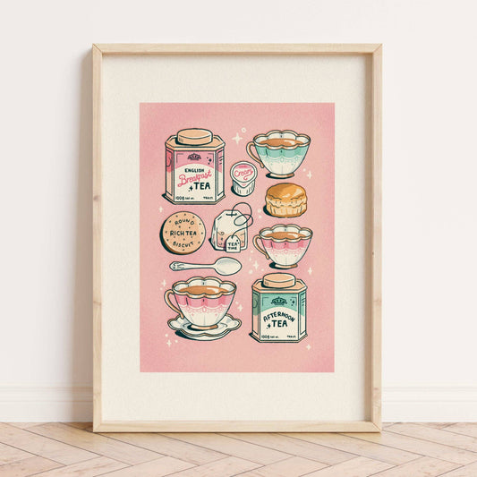 Tea Tins - A5 Print