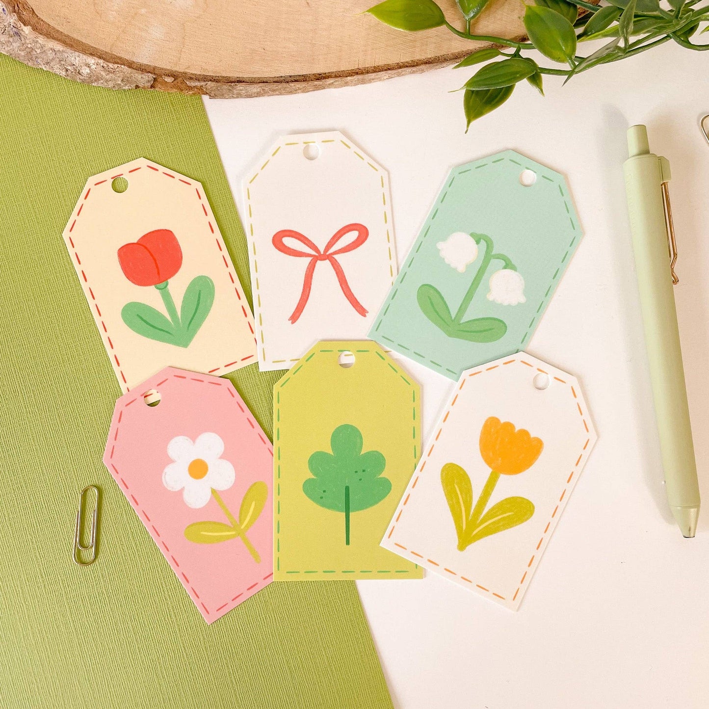 Spring Floral Quilt - Gift Tags