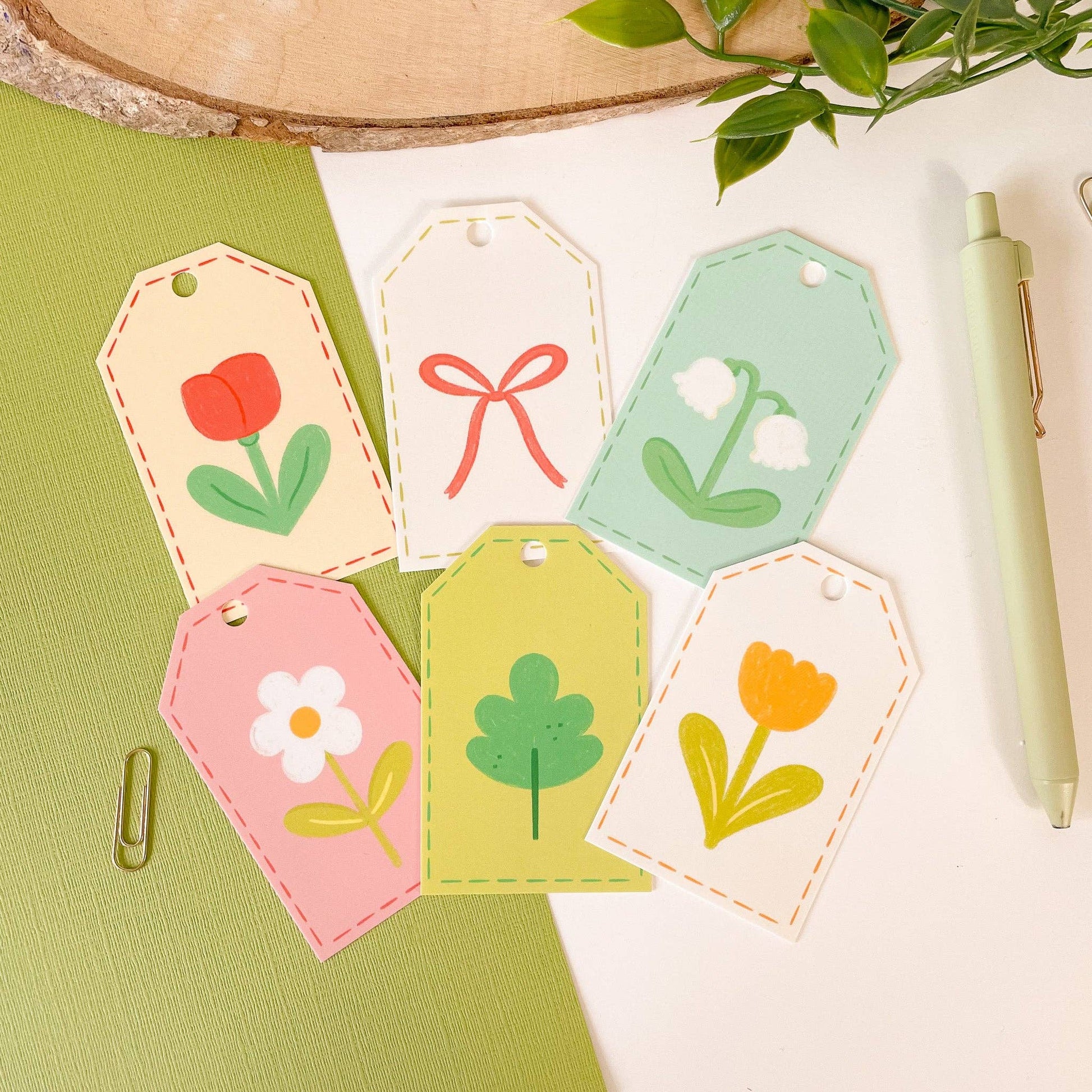 Spring Floral Quilt - Gift Tags